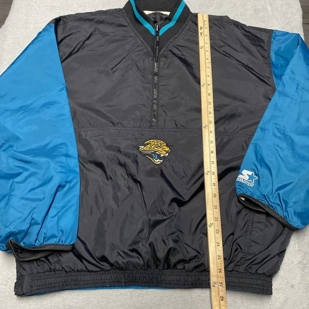 Vintage Jacksonville Jaguars Starter Jacket Mens XL Reversible Windbreaker 90s